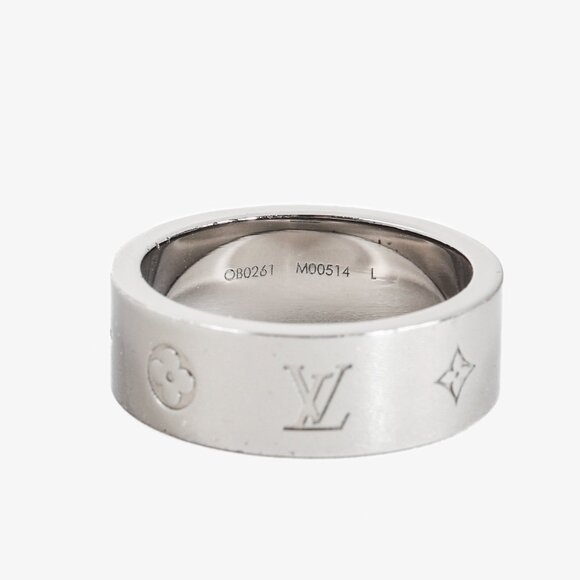 Louis Vuitton Monogram Instinct Silver Ring - Picture 4 of 4